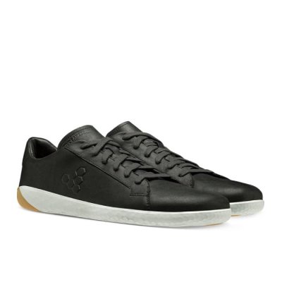 Vivobarefoot Men's Geo Court II Casual Shoes - Black USA [FDR264389]